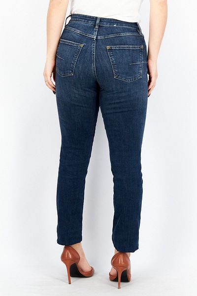 Esprit Women Straight Fit Washed Stretchable Denim Jeans, Blue