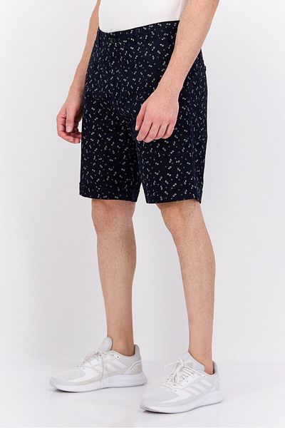 Scotch & Soda Men Allover Print Basic Shorts, Navy Combo