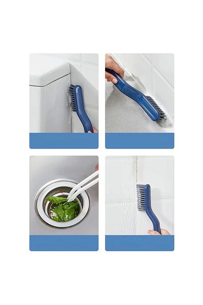Yenimiyeni Bathroom Kitchen Corner Cleaning Brush V Tip