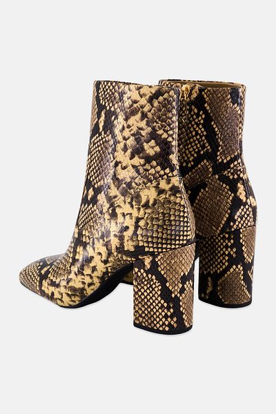 Michael Kors Women Medium Marcella Flex Zipper Closure Ankle Boot, Brown Combo