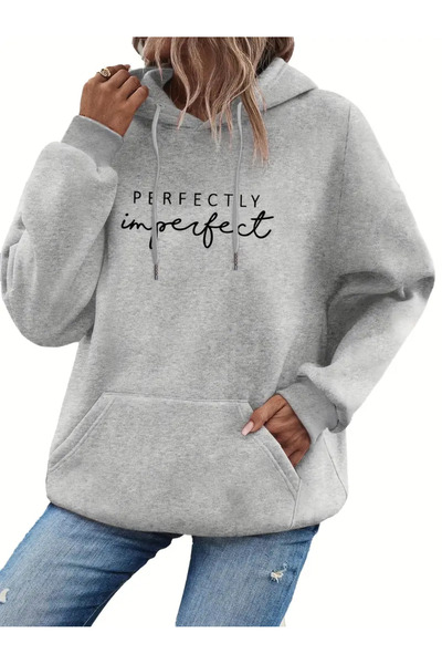 Pink Sky Perfectly Printed Oversize Hooded Kangaroo Pocket
