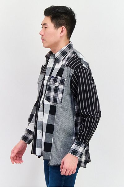WRANGLER Men Regular Fit Allover Print Short Sleeves Casual Shirt, Black