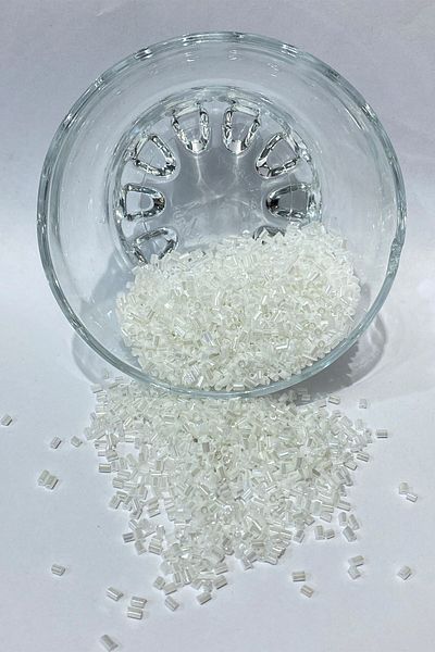 Hayalperest boncuk Matte White Cut Beads 50 Gr