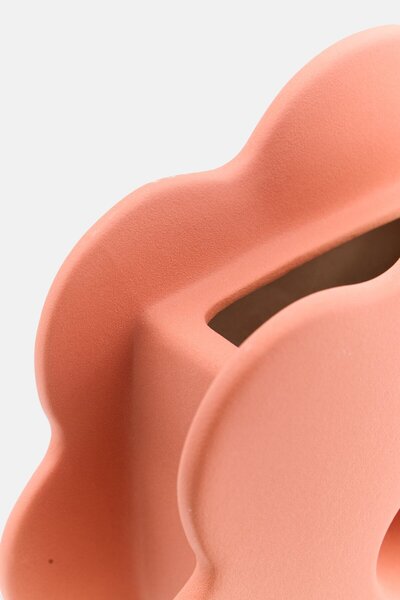 Muy Mucho Flower Vase 21 H x 25 L x 8 W cm, Pink