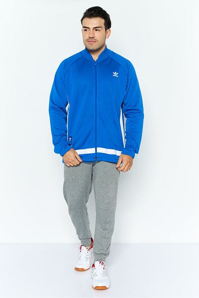 adidas Men Sportswear Fit Long Sleeve Training Sweatshirts, Blue