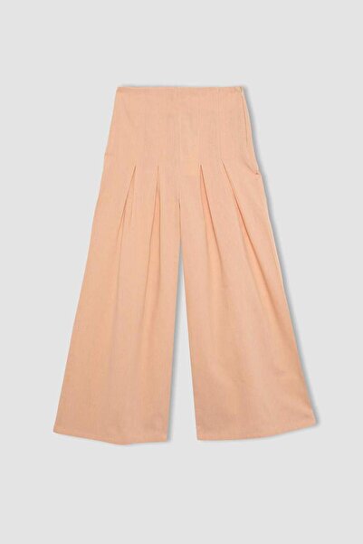 DeFacto C0448a8 Ss Wide Leg Geniş Paça Pamuklu Pantolon