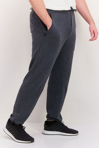gaiam Men Slimfit Outdoor Sweatpants, Heather Grey