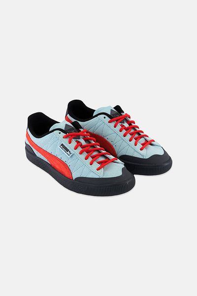 Puma x Perks And Mini Men Clyde Rubber Pam Lace Up Outdoor Shoes, Turquoise