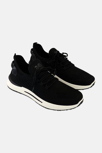Crosshatch Men Lace Up Outdoor Shoes, Black