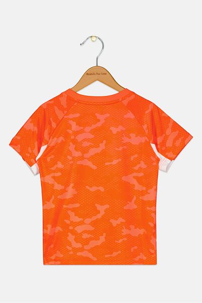 Puma Kids Boy Sportswear Fit Short Sleeves Training Jersey Shirt, Orange