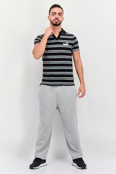 Puma Men Regular Fit Short Sleeve Outdoor Polo Shirt, Black Combo