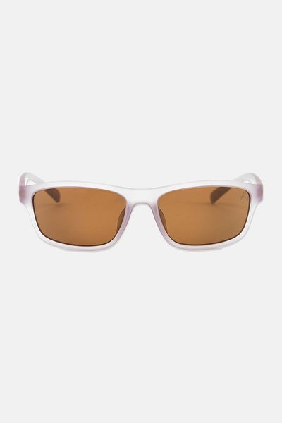 Timberland Men TB9237 Rectangle Sunglasses, Brown