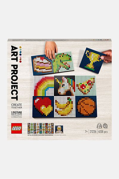 LEGO مجموعة بناء LEGO Art Project Create Together 21226 مكونة من 4138 قطعة