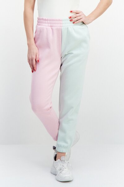 Chelsea Peers بنطلون رياضي نسائي صغير بلونين، وردي