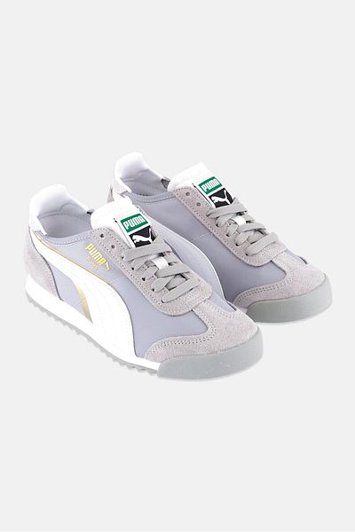 Puma Kids Boy Roma Og Nylon Double Fs Lace Up Outdoor Shoes, White