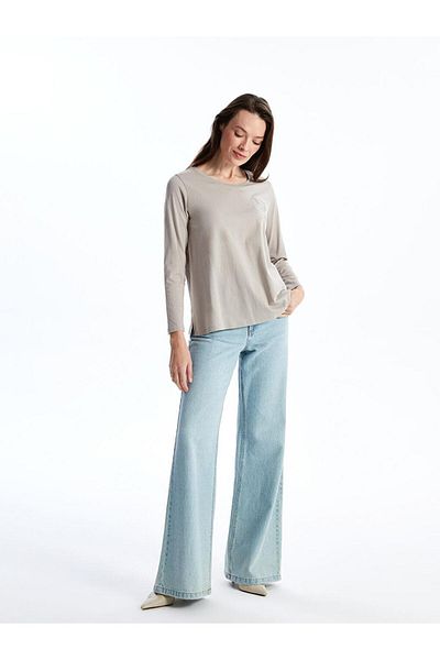 LC Waikiki Lcw Grace Crew Neck Embroidered Women's Blouse