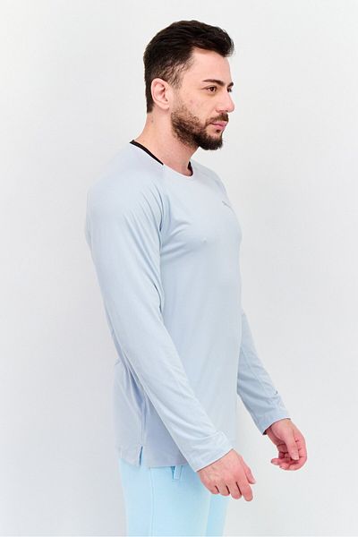 Puma Men Sportswear Fit Long Sleeves Running T-shirt, Dusty Blue