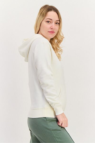SKECHERS Women Sportswear Fit Long Sleeves Outdoor Hoodie, Off White