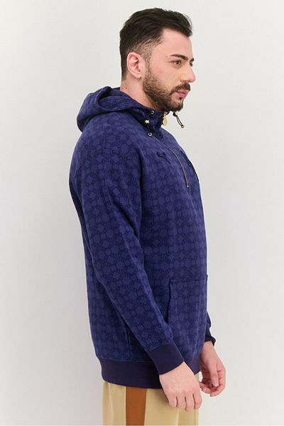 Puma x Dapper Dan Men Sportswear Fit Long Sleeve Training Sweatshirt, Navy Blue
