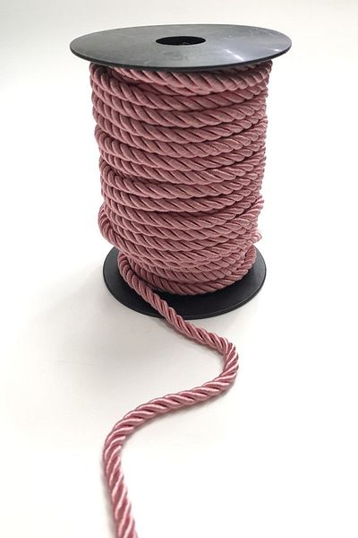 Hayalperest boncuk Κορδόνι σκούρας πούδρας 6 mm 1 Mt