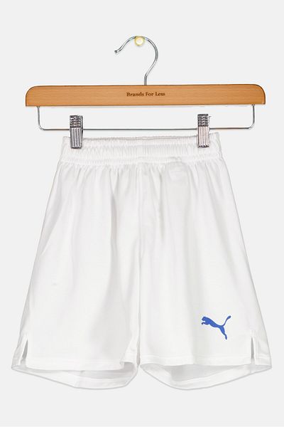 Puma Kids Boy Sportswear Fit Training Shorts, White