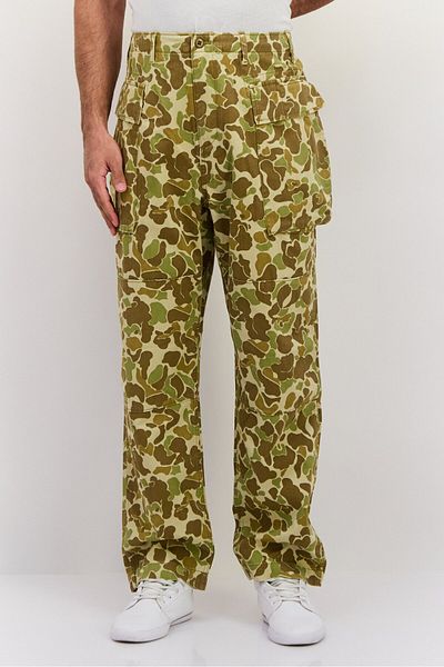 GAP Men Regular Fit Camouflage Cargo Pants, Multicolor