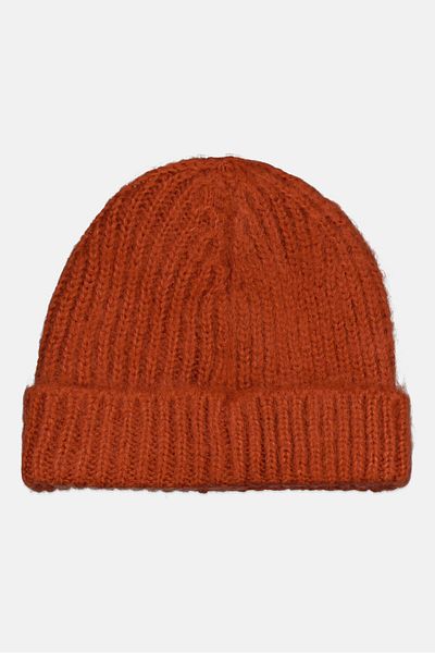 Pepe Jeans Kids Girl Knitted Bonnet, Rust