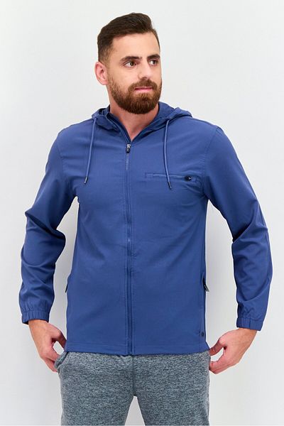Legend Men Comfort Fit Long Sleeves Training Jacket, Slate Blue