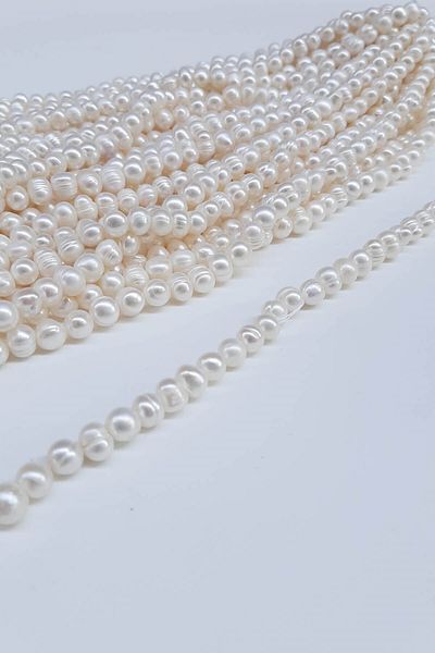 Hayalperest boncuk Κρέμα Φυσικό Γυαλί Πέρλα 8-9 Χλστ