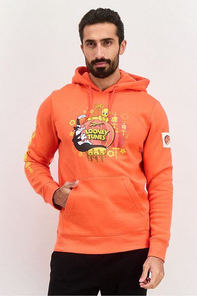 Reebok x Looney Tunes Men Sportswear Fit Outdoor Sweatshirts, Orange