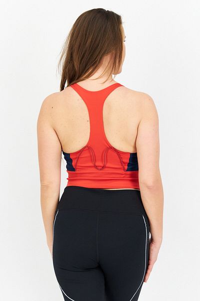 adidas Women Sportwear Fit Padded Sports Bra, Red