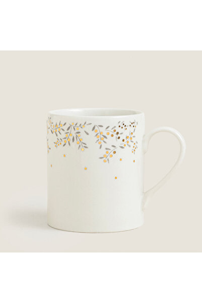 Chakra Fiona Christmas Kupası Beyaz-Gold