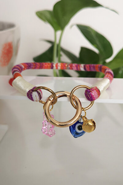 Truego Zilli Kedi Köpek Boyun Tasması Bohem Kedi Kolyesi Yaylı Kilit - Simli ...