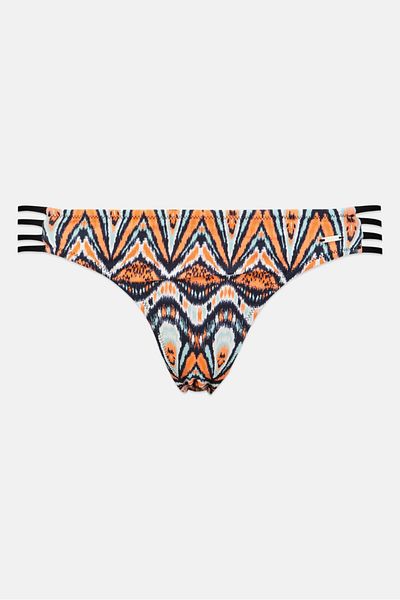 Pepe Jeans Women Allover Print Bikini Bottom, Black