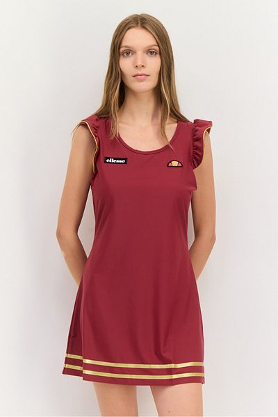 Ellesse Women Sportswear Fit Sleeveless Outdoor Dress, Burgundy