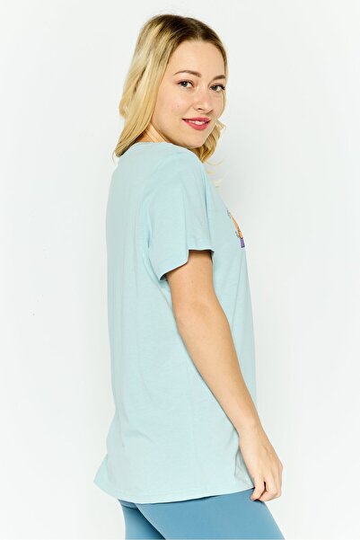 Puma Women Sportswear Fit Short Sleeves Training T-shirt, Turquoise