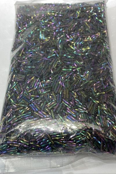 Hayalperest boncuk Μπλε Navy Twisted Pipe Beads 500 γρ