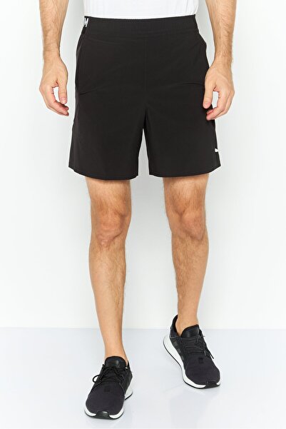 Puma Men Sportswear Fit Brand Logo Training 7 Inseam Shorts, Black