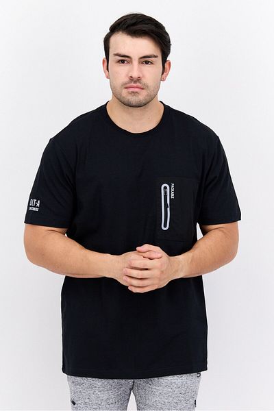 SKECHERS Men Sportswear Fit Short Sleeve Outdoor T-shirts, Black