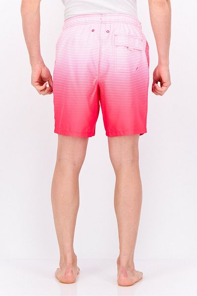 Calvin Klein Men Stripe Ombre Board Short, Pink Combo