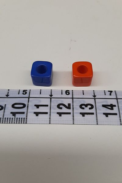 Hayalperest boncuk Colorful Plastic Square Cube Beads