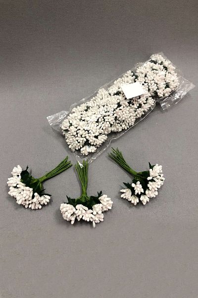Hayalperest boncuk White Seed Puppies 1 Συσκευασία των 144