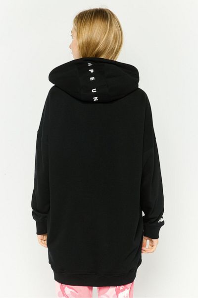 Aape By A Bathing Ape Women Hood Neck Textured Hoodie, Black