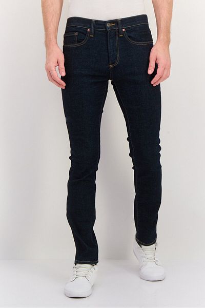 GAP Men Skinny Fit Solid Stretchable Denim, Navy