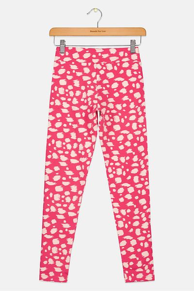 Puma Kids Girl Sportwear Fit Pull On Training Leggings, Pink Combo