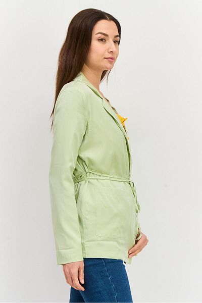 Heartbreak Women Regular Fit Solid Semi-formal Blazer, Sage Green