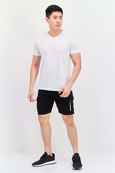 Legend Men Sportswear Fit Drawstring Outdoor 8,5 Inseam Shorts, Black