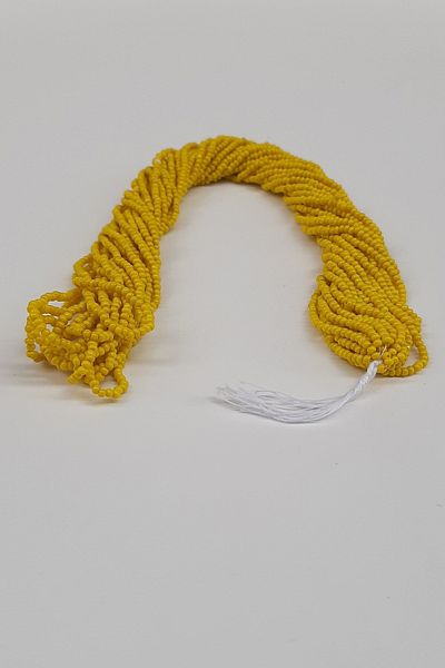 Hayalperest boncuk Matte Yellow String Sand Bead
