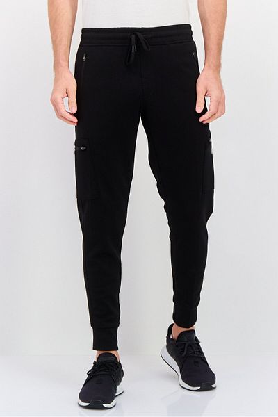 Legend Men Sportswear Fit Outdoor Sweatpants, Black