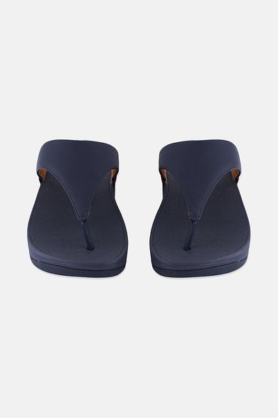 Fitflop Lulu Leather Toepost - Piest Blue